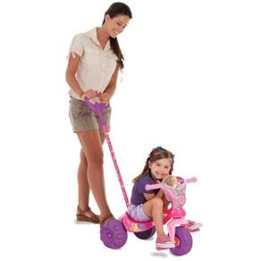 Triciclo Bandeirante Mototico Barbie Passeio 2026 - Rosa
