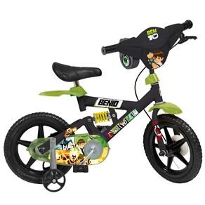 Bicicleta Aro 12 X-Bike Ben 10 c/ Rodinhas 2097 - Grafite