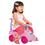Carro Bandeirante Passo a Passo Princesas Disney 2351 - Rosa