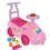 Carro Bandeirante Passo a Passo Princesas Disney 2351 - Rosa