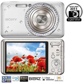 Câmera Digital Sony Cyber-shot DSC-W570/D Prata 16.1MP, LCD 2.7", Foto Panorâmica, Vídeo HD (720p), Smile Shutter e Face Detection