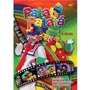 DVD - Box Patati Patatá: Coleção Brincando com Patati Patatá - 4 Discos