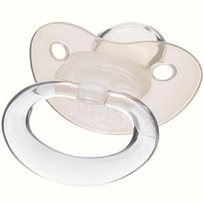 Chupeta Nuk c/ Bico de Silicone Ortodôntico Tam. 2 - Transparente