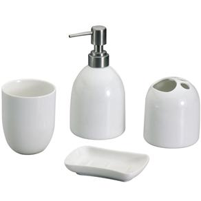Jogo p/ Banheiro Bon Gourmet Rose 1450 c/ 4 Peças 