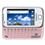 Celular Desbloqueado Samsung I5510 Galaxy 551 Rosa QWERTY, Android 2.2, Wi-Fi, 3G, Câmera 3.2, GPS, MP3, Rádio FM, Touchscreen, Fone e Cartão 2GB 