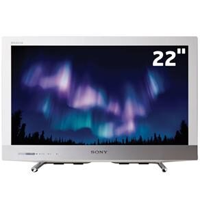 TV 22" LED Sony Bravia KDL-22EX425/W c/ Conexão à Internet*, Entradas HDMI e USB e Conversor Digital