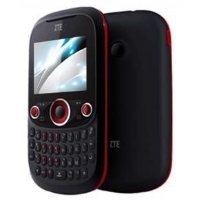 Celular Desbloqueado Claro ZTE R236 Preto/Vermelho c/ Câmera 1.3MP, Rádio FM, MP3 Player, Dual Chip, Bluetooth e Fone de Ouvido