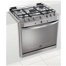 Fogão de Embutir GE 5 Bocas Grill c/ Timer - Inox