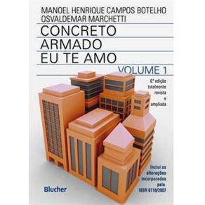 Livro - Concreto Armado: Eu te Amo - Volume 01