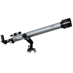 Telescópio Astronômico Zenit 800x60 c/ Tripé - Prata