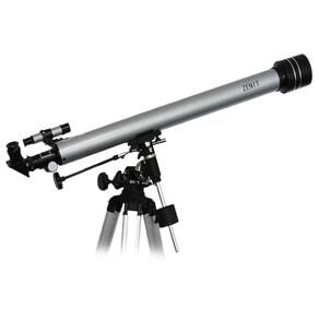 Telescópio Astronômico Zenit 900x60 c/ Tripé - Prata