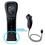 Joystick Wii Remote Control Black com Wii Motion Plus Black - Wii + Joystick Nunchuk Controller Preto para Wii - Nintendo