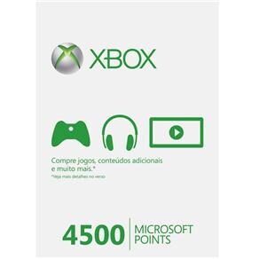 Microsoft Points 4500 - X360