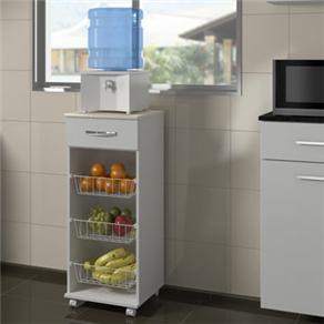 Balcão p/ Bebedouro c/ Fruteira Compacto Big Domus 535400 Big Uso - Branco