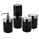 Conjunto p/ Banheiro Forma Acquaset Ônix - 4 Peças