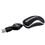 Mini Mouse Óptico Pisc 1811 Retrátil Emborrachado USB - Preto