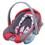 Carrinho de Bebê Cosco Reverse Travel System c/ Bebê Conforto CD200TS - Vermelho