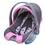 Carrinho de Bebê Cosco Reverse Travel System c/ Bebê Conforto CD200TS - Rosa