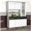 Cristaleira Zanzini Master c/ 6 Portas e 3 Gavetas 03780603 - Branco/Preto