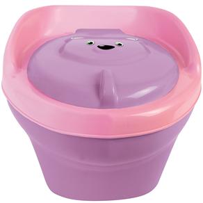 Troninho Styll Urso c/ Tampa 32863 Rosa/Lilás