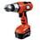 Furadeira de Impacto 3/8" Black&Decker HP120K à Bateria 12V c/ Maleta
