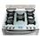 Fogão de Embutir Electrolux 5 Bocas i.Kitchen 76EIX c/ Grill, Timer e Painel Touch Screen - Inox