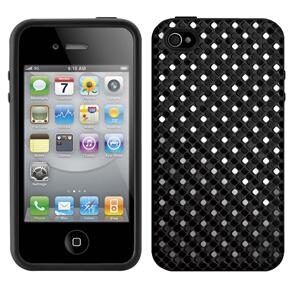 Capa SwitchEasy Glitz p/ iPhone 4 Preta c/ 12 Peças