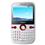 Celular Desbloqueado Claro Huawei G6620s Branco/Vermelho QWERTY c/ Câmera 1.3MP, MP3 Player, Rádio FM, Bluetooth e Fone de Ouvido