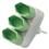 Pino Multiplicador Force Line 4304 c/ 3 Tomadas – Verde