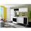 Cozinha Compacta Colormaq Eclipse Top 3 pçs - Branco/Preto