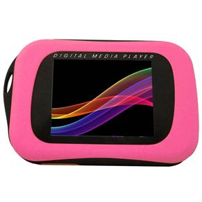 MP4 Player Logic FL 738 Pink 4GB Tela 1,8" c/ Rádio FM e Gravador de Voz