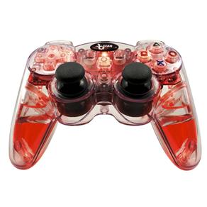 Controle DreamGear DGPN-472 Lava Glow Vermelho p/ PS2