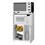 Balcão para Micro-ondas c/ Fruteira  BRV BF11-06 - Branco