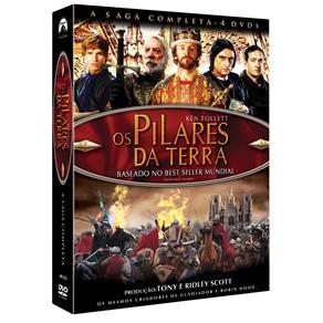 DVD - Os Pilares da Terra - A Saga Completa - 4 Discos