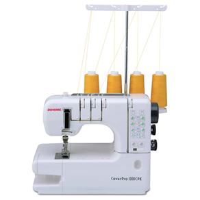 Máquina de Costura Janome Galoneira CoverPro 1000CPX - Branca