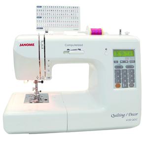 Máquina de Costura Eletrônica Janome 4100QDC - Branca