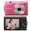 Câmera Digital Nikon Coolpix S5100 Rosa c/ 12.2MP, LCD 2,7", Zoom Óptico 5x, Detector de Faces/Sorrisos e Vídeos em HD (720p)