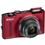 Câmera Digital Nikon Coolpix S8100 Vermelha c/ 12.1MP, LCD 3.0", Zoom Óptico 10x, Detector de Faces/Sorrisos e Vídeos em Full HD