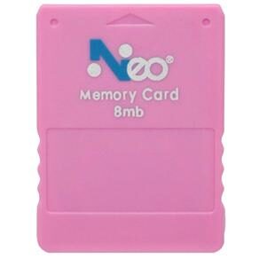 Memory Card Neo 8MB p/ PS2 - Rosa