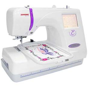Máquina de Bordar Janome com 1 Agulha - MC350E 