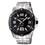 Relógio Masculino Analógico Casio MTD-1062BD-1 - Inox/Preto