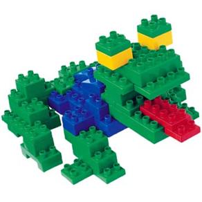 Blocos de Montar Toyster 1327 Tand Kids Pote c/ 80 Peças