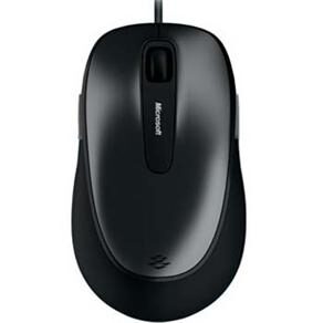 Mouse Óptico Microsoft Comfort 4500 USB c/ Tecnologia BlueTrack - Preto/Cinza