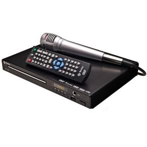 DVD Player Karaoke Tectoy DVT-F250 c/ Entrada USB, Ripping e 1 Microfone