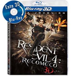 Blu-Ray 3D - Resident Evil 4: Recomeço