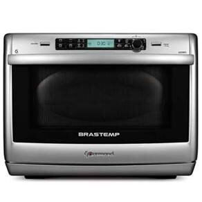 Forno Elétrico com Convecção e Micro-ondas Brastemp Gourmand BMD35AT com Grill - Inox - 220V - 31 Litros