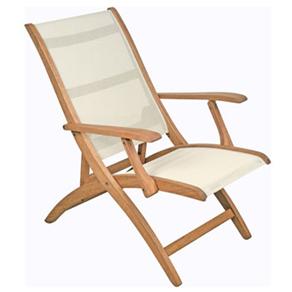 Poltrona Dobrável Tramontina Relax 10717 c/ Tela - Madeira 
