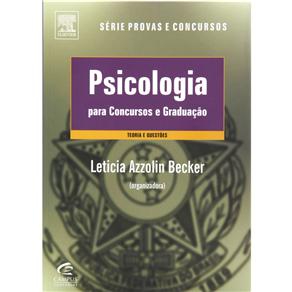 Livro - Psicologia Para Concursos e Graduação: Testes e Questões