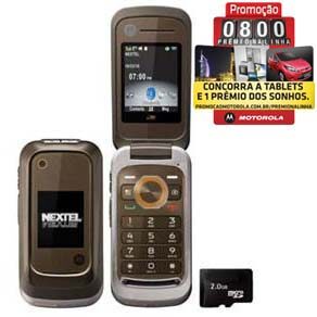 Nextel Motorola i786 Câmera 2MP, MP3 Player, Bluetooth, GPS, Fone de Ouvido e Cartão 2GB