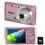 Câmera Digital Philco PC14 Rosa c/ 14MP, LCD 2.7", Zoom Óptico 4x, Vídeo HD, Bateria Recarregável, Detector de Faces e Sorrisos + Cartão 4GB